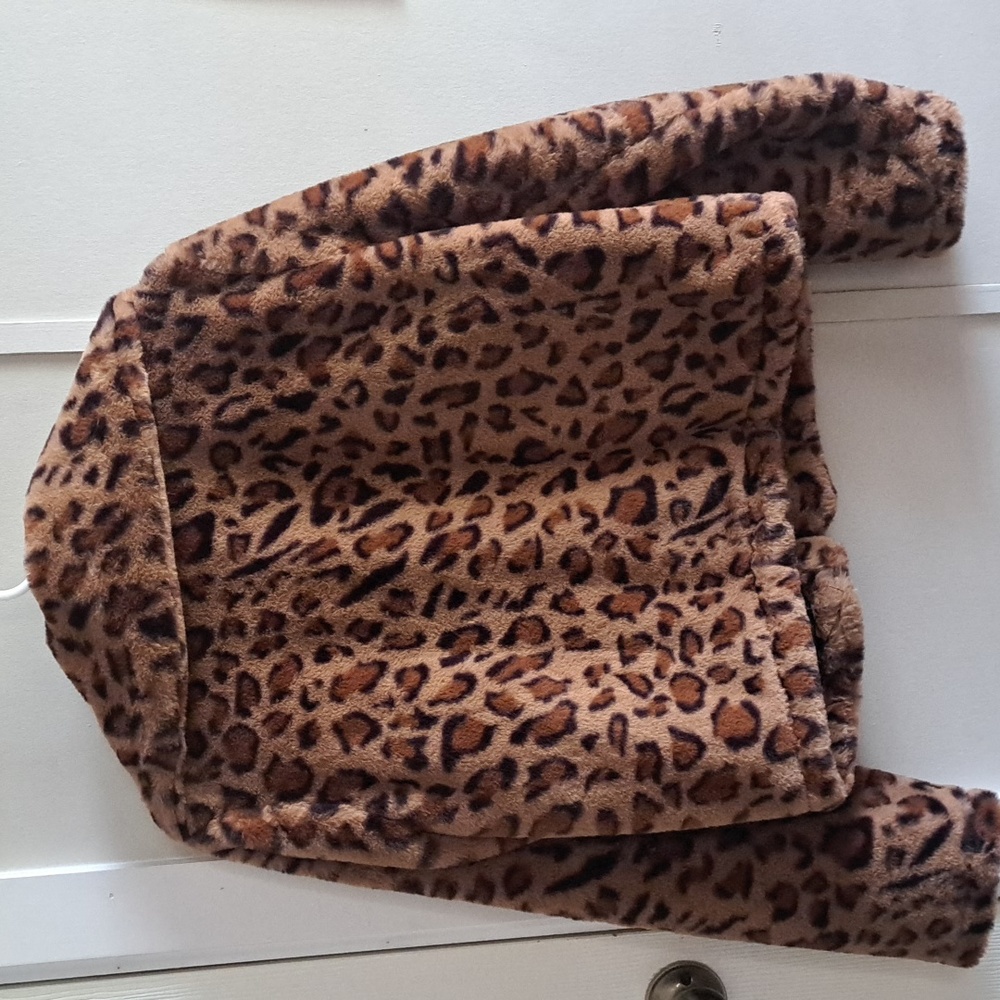 T.I.M.I.N.G Leopard print coat M - Picture 7 of 9